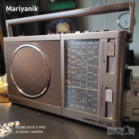 Grundig Concert Boy 220, снимка 6 - Радиокасетофони, транзистори - 53303677
