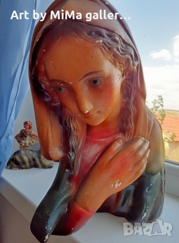 Мария Магдалена религиозна пластика статуя фигура бюст, снимка 11 - Статуетки - 34101552