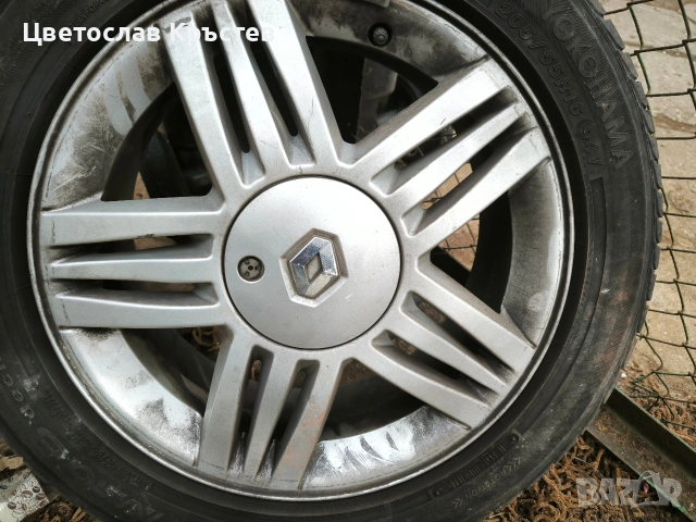 джанти рено Меган 2 с гуми , снимка 2 - Гуми и джанти - 54207126