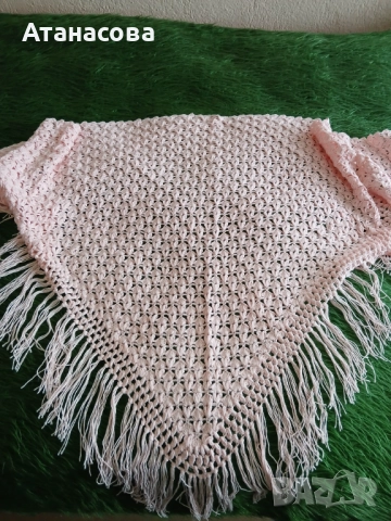 Домашно плетени шалове, снимка 2 - Шалове - 51549330