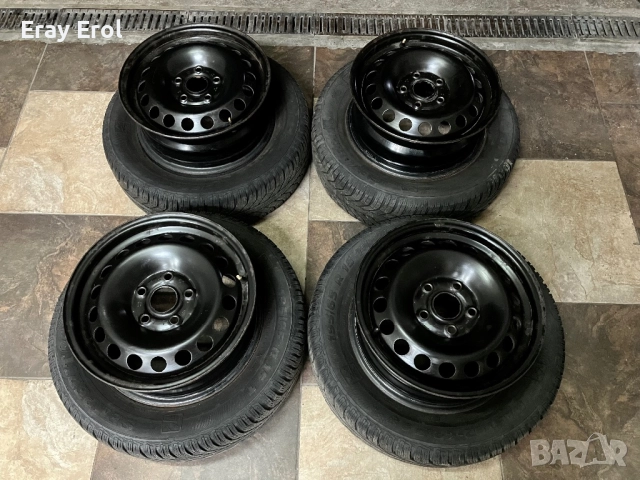15 железни джанти - 100лв - 5x112 VW Touran Golf 5 6 Jetta Caddy Passat 5х112 Тоуран Голф Кади Пасат