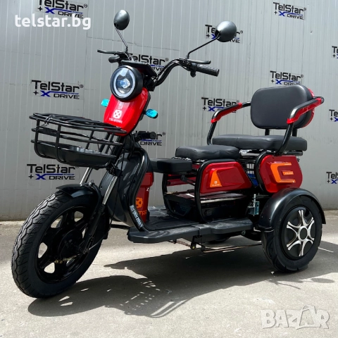 Триместна електрическа триколка TS 350-7-OFFROAD 2000W 25Ah Нов модел с повишена мощност подходяща з