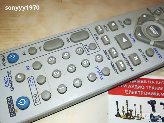 LG 6711R1P072A DVD/VIDEO REMOTE-ВНОС SWISS 1004221805, снимка 11 - Дистанционни - 36409531
