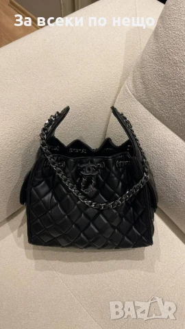 Chanel Дамска Черна Чанта Шанел - Код E715, снимка 14 - Чанти - 51242501