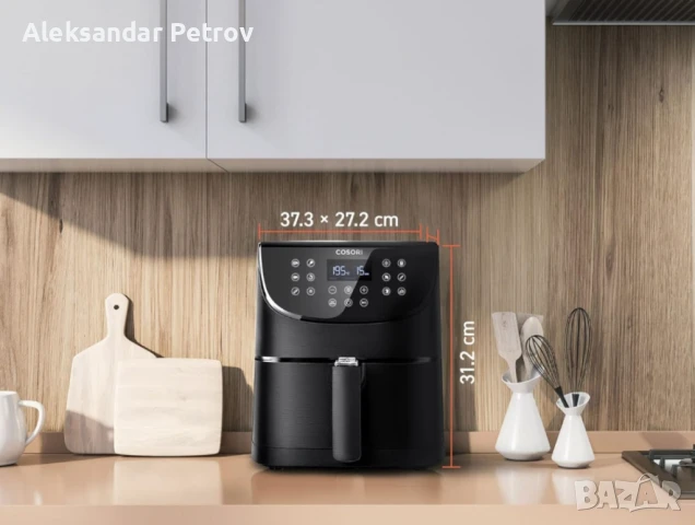 фритюрник с горещ въздух COSORI, снимка 3 - Фритюрници - 50855826