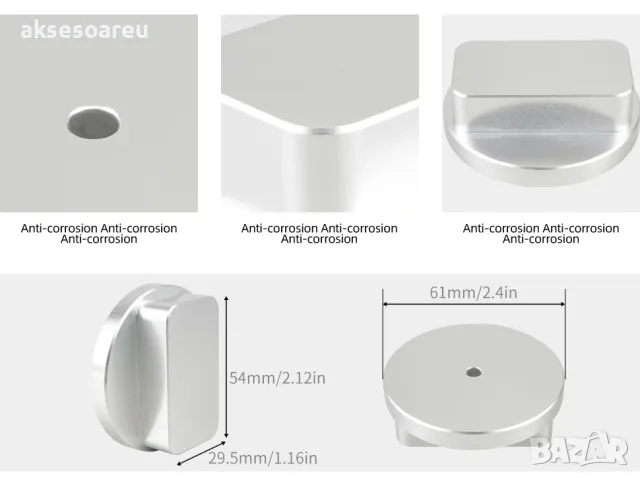 Здрава висококачествена алуминиева подложка адаптер за крик и подемник за коли алуминиев тампон Прот, снимка 16 - Аксесоари и консумативи - 48053248