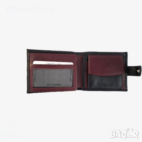 Портфейл от естествена к. NAKISA, снимка 6 - Портфейли, портмонета - 52292270