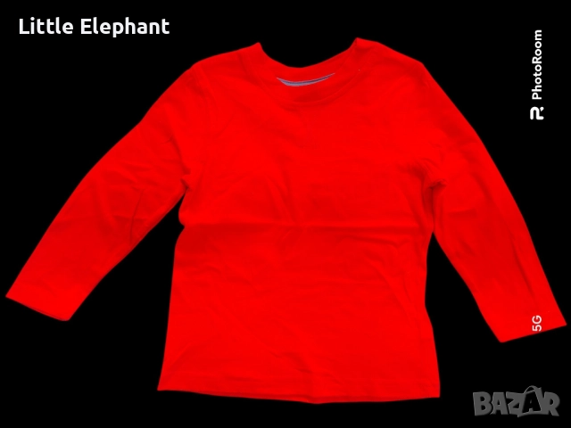 Блузка с дълъг ръкав за 2-3 год момченце ,червена,Англия/нова