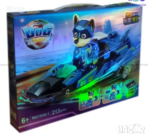 КОНСТРУКТОР ГЕРОИТЕ ПЕС ПАТРУЛ  6В1 MG1040-1