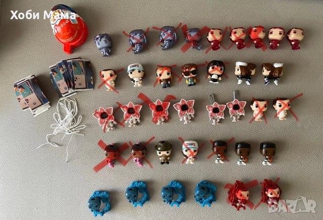 Kinder Joy Stranger Things играчки от шоколадови яйца 2025