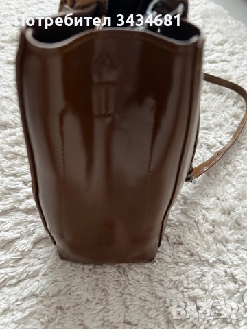 Чанта с естествен велур, снимка 6 - Чанти - 52410933