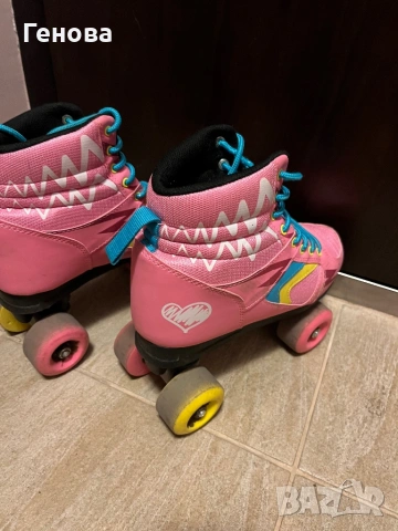 Детски розови кънки, снимка 3 - Други - 53217534
