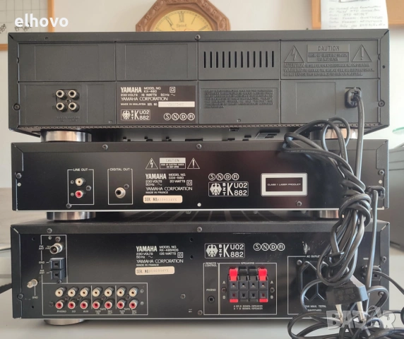 Система Yamaha RX-485RDS, CDX-580, KX-480, снимка 2 - Ресийвъри, усилватели, смесителни пултове - 53110514