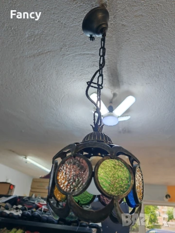 Винтидж чугунена лампа , снимка 10 - Антикварни и старинни предмети - 51186310