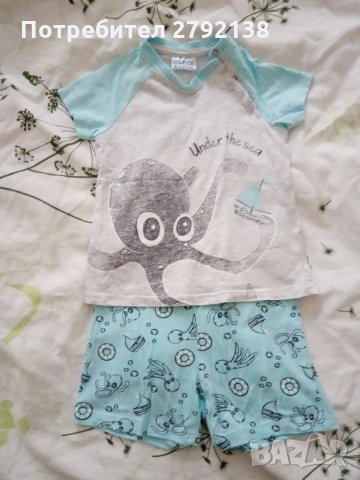 Летни бебешки дрешки ръст 80/86 см, снимка 4 - Комплекти за бебе - 35649163