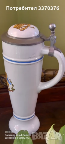 Немска халба за бира, снимка 5 - Колекции - 51390672