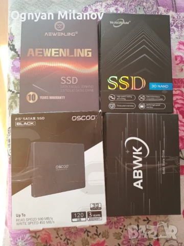 Хард диск 2,5 за лаптоп - нови 120гб по 18лв,128гб/ по 20лв., снимка 1