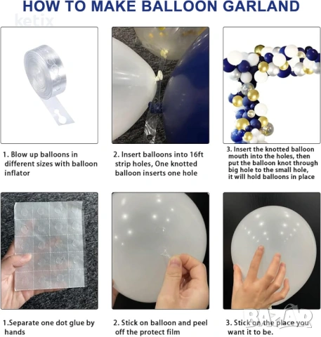 Комплект от 159 броя различни размери балони, снимка 3 - Други - 54319134