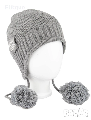 зимни плетени шапки miu miu , снимка 2 - Шапки - 52612421