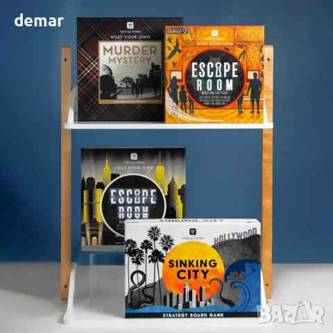 Talking Tables: Sinking City Нова настолна игра Забавно и бързо стратегическо приключение 13+, снимка 8 - Други игри - 42510439