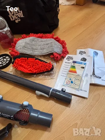 Прахосмукачка Dirt Devil Dusty 360 (с пълен комплект аксесоари и чанта), снимка 4 - Прахосмукачки - 55958952