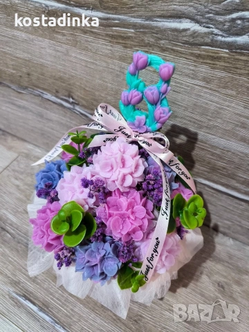 Сапунен букет "8 март"