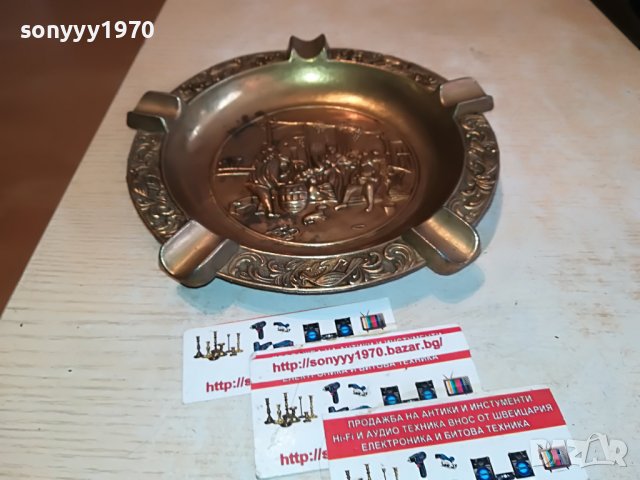 ЖЕСТОК ГОЛЯМ ПЕПЕЛНИК ОТ ШВЕЦИЯ 1311221124, снимка 7 - Антикварни и старинни предмети - 38654595