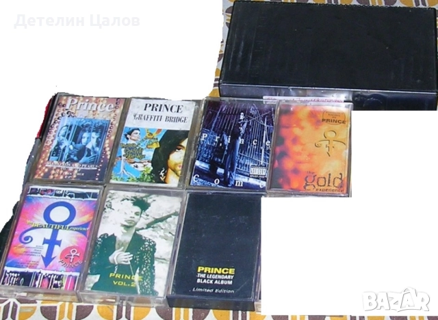 Аудио касети и видеокасета на Prince