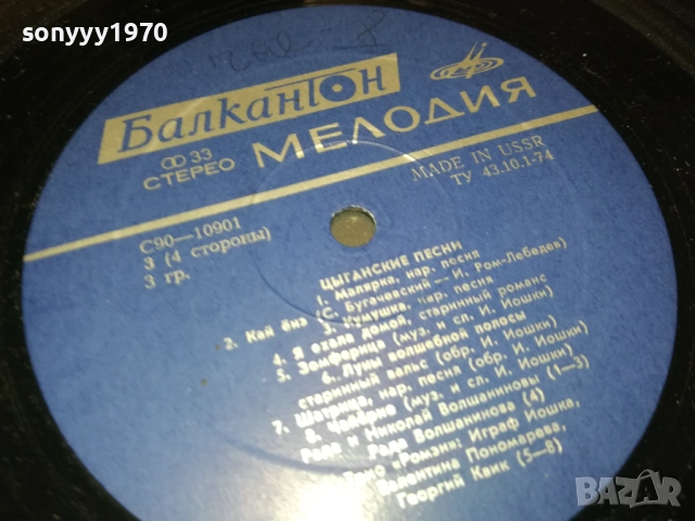 ЦИГАНСКИ ПЕСНИ-2БР ПЛОЧИ 0411251901, снимка 12 - Грамофонни плочи - 52296211