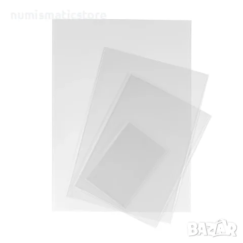 Lindner PVC - опаковки за материали/банкноти 885 / 50 бр., снимка 3 - Нумизматика и бонистика - 56323223