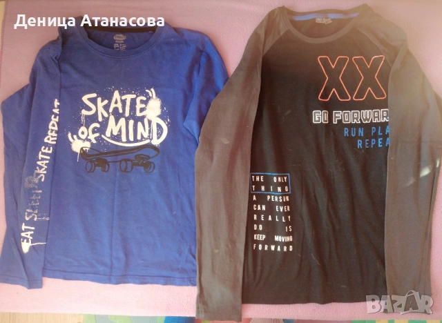 Ватирани суичери One Piece, The Simpsons, блузки, дънки, долнища и пижами с дълъг ръкав 158/164, снимка 9 - Детски анцузи и суичери - 52707681