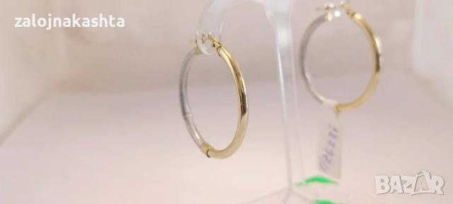 Нови-Златни обеци-2,87гр/14кр, снимка 5 - Обеци - 53257669