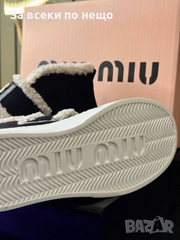 Miu Miu Дамски Боти Миу Миу - Налични Различни Цветове Код SK513, снимка 5 - Дамски боти - 53050291