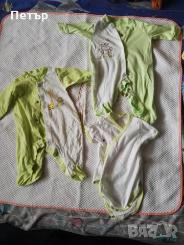Лот бебешки дрехи, гащеризон, боди, 0-3 месеца, детски дрехи