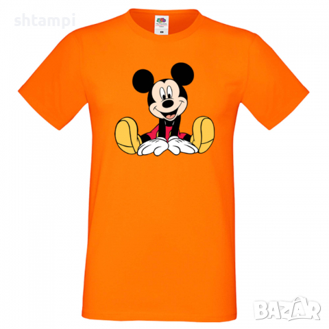 Мъжка тениска Mickey Mouse 11 Подарък,Изненада,Рожден ден, снимка 6 - Тениски - 36576603