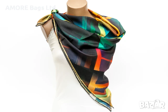 Елегантен дамски шал AMORE Donatella, 90смх90см