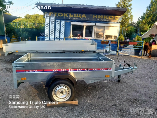 Туристическо, самосвално ремарке REPO DRS до 750kg.