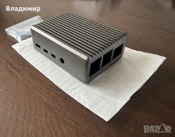 Пасивна алуминиева лята алуминиева кутия за Raspberry Pi 4(Rpi4)