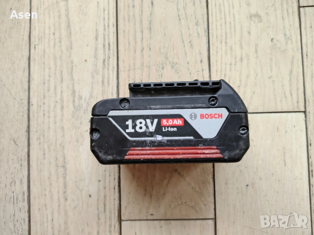 Bosch Professional 18V 5A батерия оригинална , снимка 2 - Винтоверти - 53517326