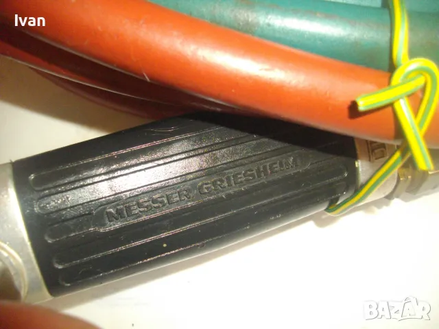 ОКСИЖЕН MESSER GRIESHEIM STARLET 1201 АЦЕТИЛЕНОВА ОКСИЖЕННА ГОРЕЛКА 2Х5м МАРКУЧИ И РЕДУЦИР ВЕНТИЛИ , снимка 17 - Други инструменти - 48090112