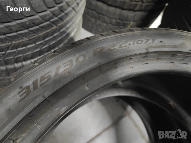 2бр.летни гуми 315/30/22 Pirelli, снимка 3 - Гуми и джанти - 51129672