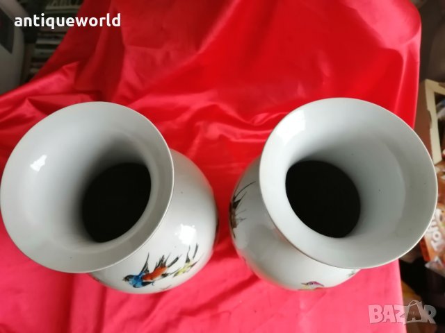 Династия ЦИН Китайска Ваза Комплект, Маркирани!, снимка 5 - Антикварни и старинни предмети - 35584407