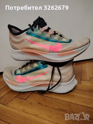 Nike Zoom Fly Barely Rose оригинални размер 38, снимка 2 - Маратонки - 52859677