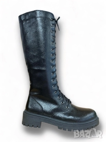 Дамски топли високи ботуши , снимка 5 - Дамски ботуши - 52384771