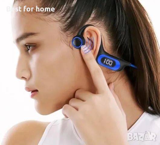  Костнопроводими, водоустойчиви, безжични Bluetooth слушалки Générique, снимка 4 - Bluetooth слушалки - 50106342