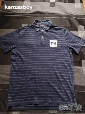 Tommy Hilfiger - страхотна мъжка тениска ХЛ , снимка 4 - Тениски - 49653897