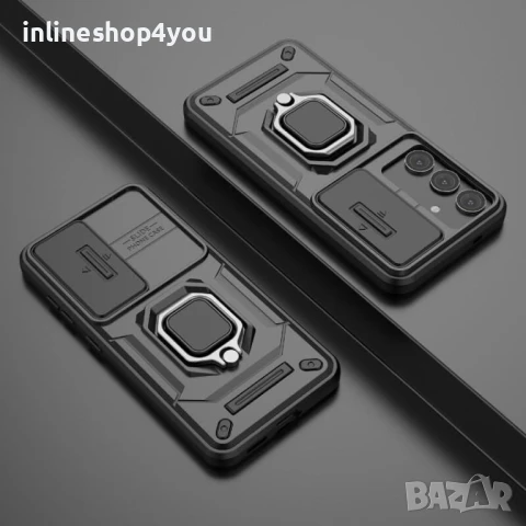 Удароустойчив Кейс RingCase с Капак за Samsung Galaxy A36 / A56 с капак, снимка 3 - Калъфи, кейсове - 51239835