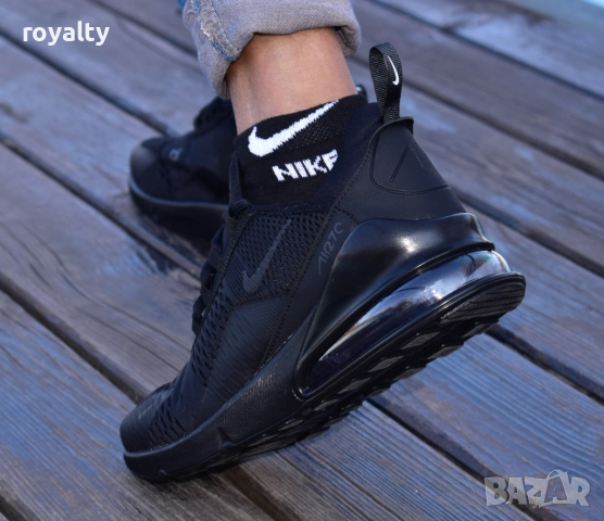 Маратонки Nike Air Max 270 Winter цвят: черно, снимка 3 - Маратонки - 51940642