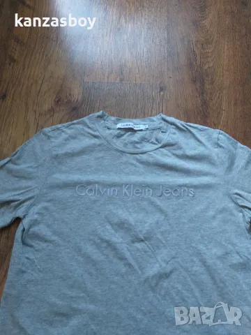 calvin klein jeans - страхотна дамска тениска M, снимка 3 - Тениски - 47453968