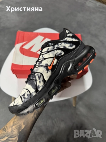 ПРОМОЦИЯ!!! Nike Air Max Plus Camouflage Black Safety Orange, снимка 3 - Маратонки - 56443186